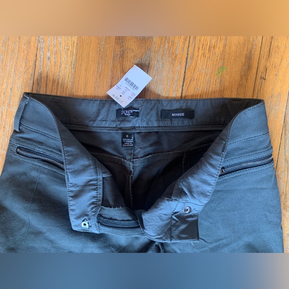 J Crew NWTs 2010 ish size 6 moto pants - Picture 6 of 6